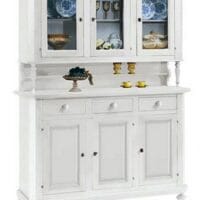 Μπουφές 3φυλλος με επικαθήμενη βιτρίνα Art. 1188