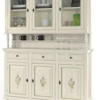 Μπουφές 3φυλλος με επικαθήμενη βιτρίνα Art. 492