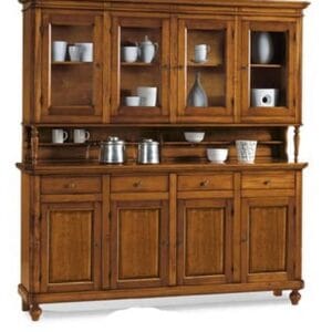 Μπουφές 4φυλλος με επικαθήμενη βιτρίνα Art. 508