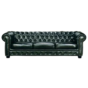 Σετ Chesterfield Antique green