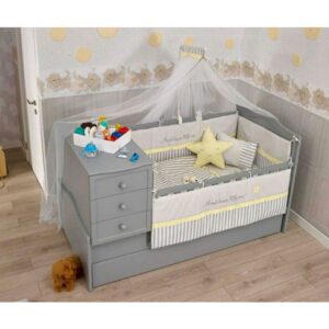 Βρεφική Κούνια μετατρεπόμενη σε Κρεβάτι Classy 9031